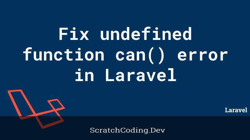 undefined function view laravel